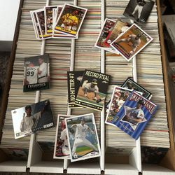 5000 Count Box Of Baseball Cards