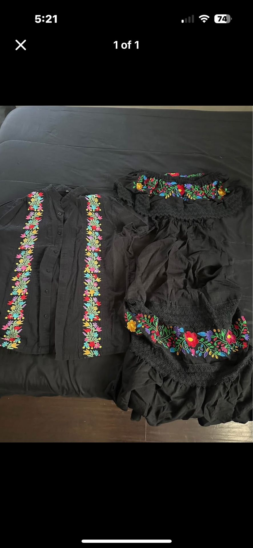 Mexican Dress And Shirt 