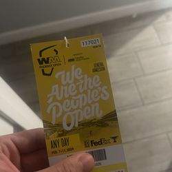 2 Wmo Open Ticket (Any Day)
