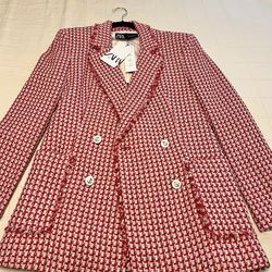 Zara Double Breasted Blazer