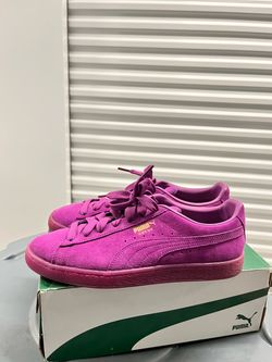 Puma suede purple