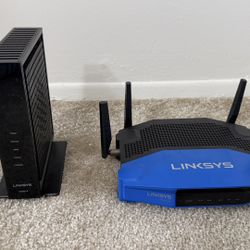 Linksys Modem And Router Set