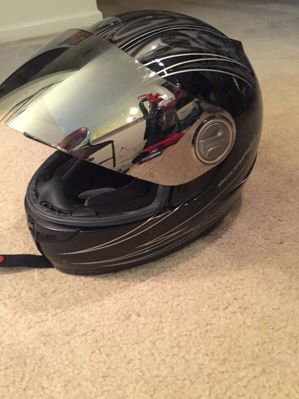 Scorpion exo motorcycle helmet