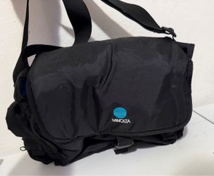 Minolta DSLR/SLR Soft Case Bag Black/Blue