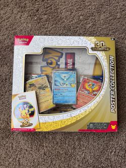 30th anniversary Pokemon poster collection