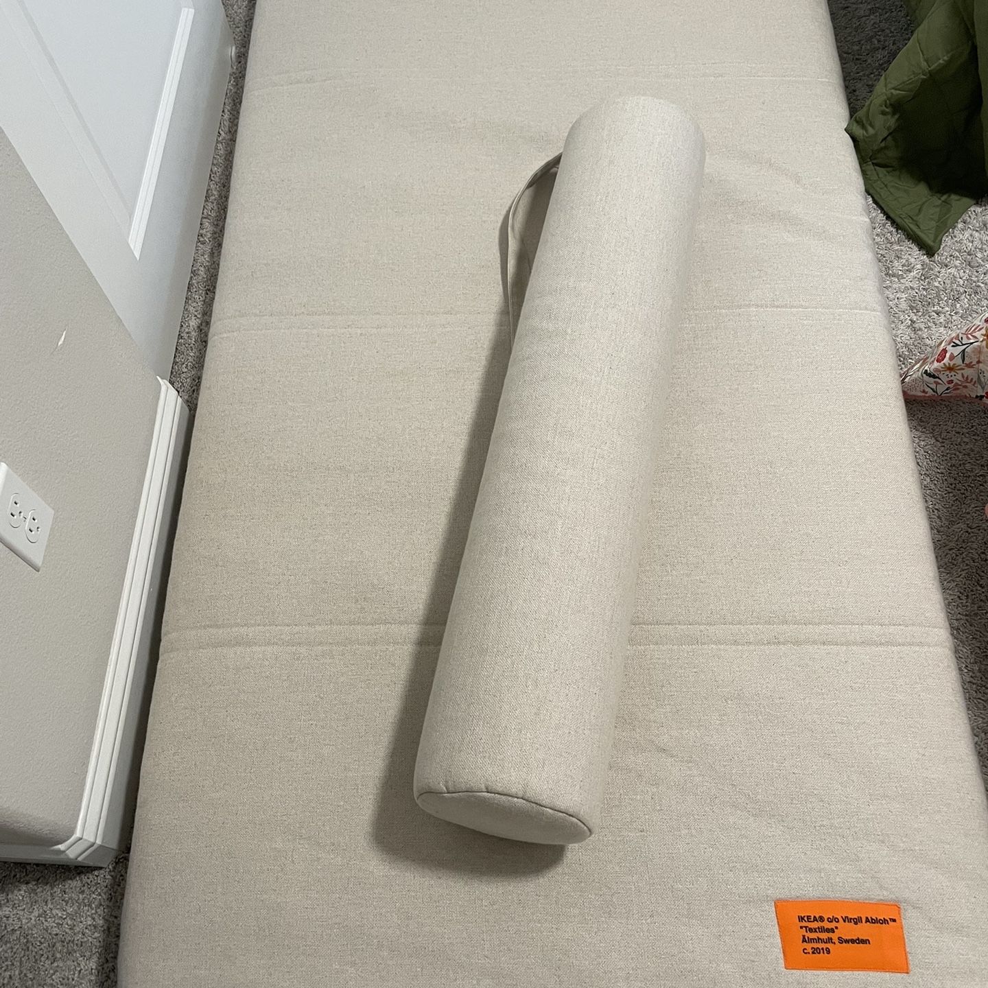 Virgil Abloh x IKEA MARKERAD US Daybed Cover Beige for Sale
