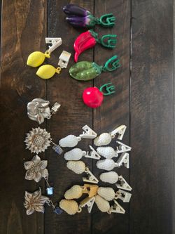 Decorative Tablecloth Clips Mixed Lot