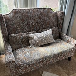 Brown Love Seat  