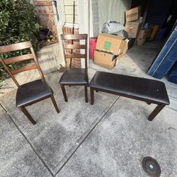 Garage Sale Full Size Black Bed Frame Kitchen Table With Chairs And Bench, Sectional Couches 