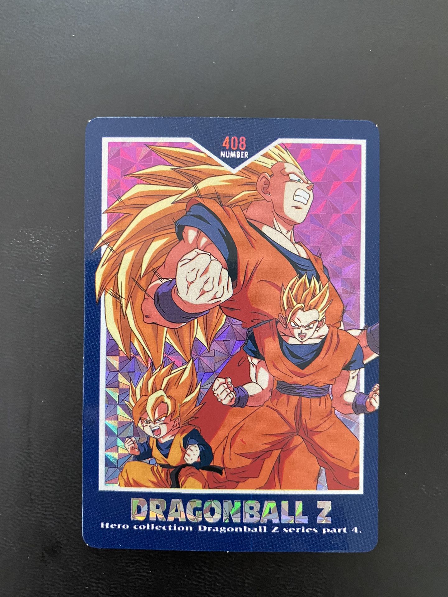 Dragon Ball Z - Hero collection 1995 Prism Card #408