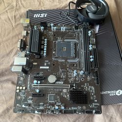 Mother board with cpu and cpu cooler looking for offers