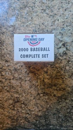 2000 Opening Day baseball near complete set