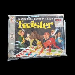 Vintage 1966 Milton Bradley Twister Game Complete In Box