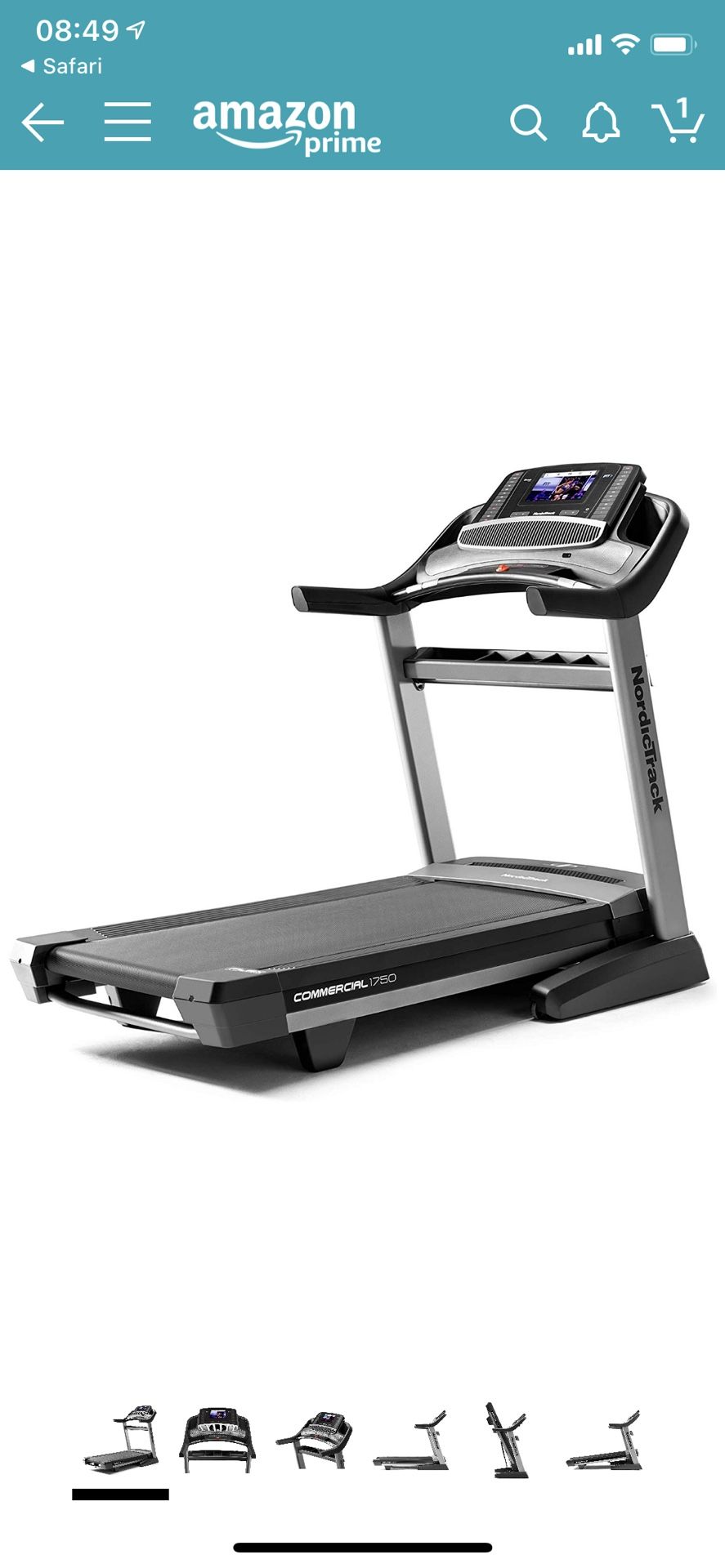 Like New NordicTrack 1750 Treadmill