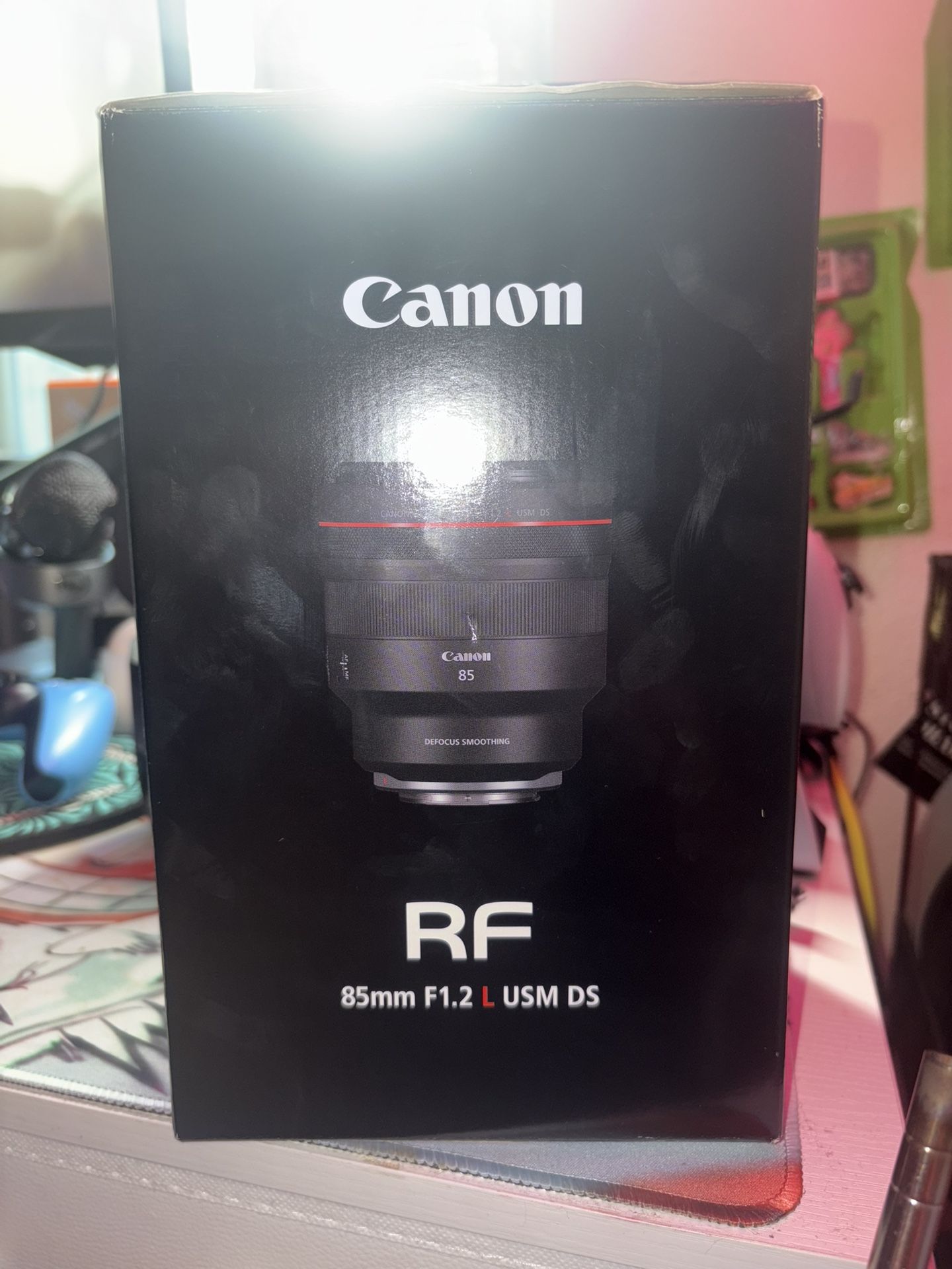 Canon RF 85mm F1.2 L USM DS lens