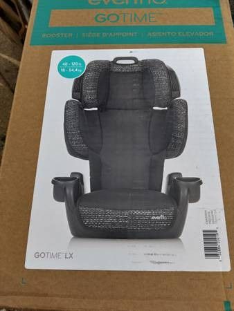 Evenflo go time child car seat booster