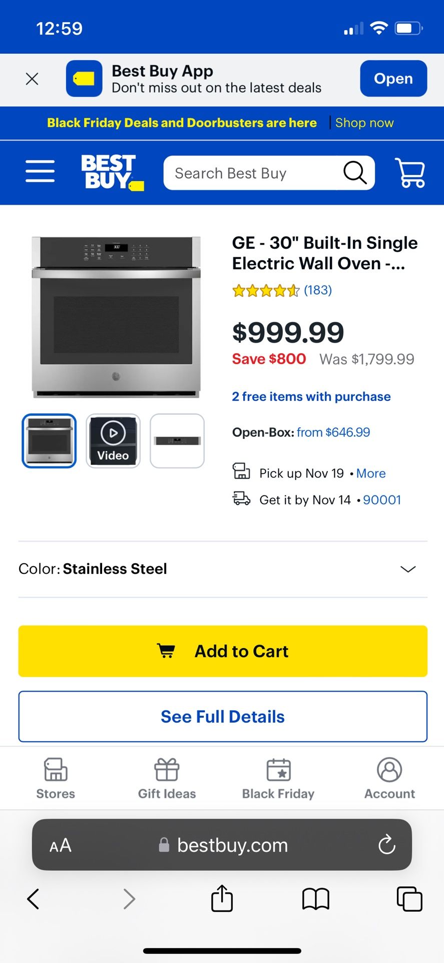 Electric Oven