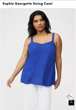Torrid Sophie Georgette Swing Cami Top