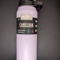 NEVER USED.  CAMELBAK 32 Oz Purple Water Bottle 18/8 Stainless Steel 