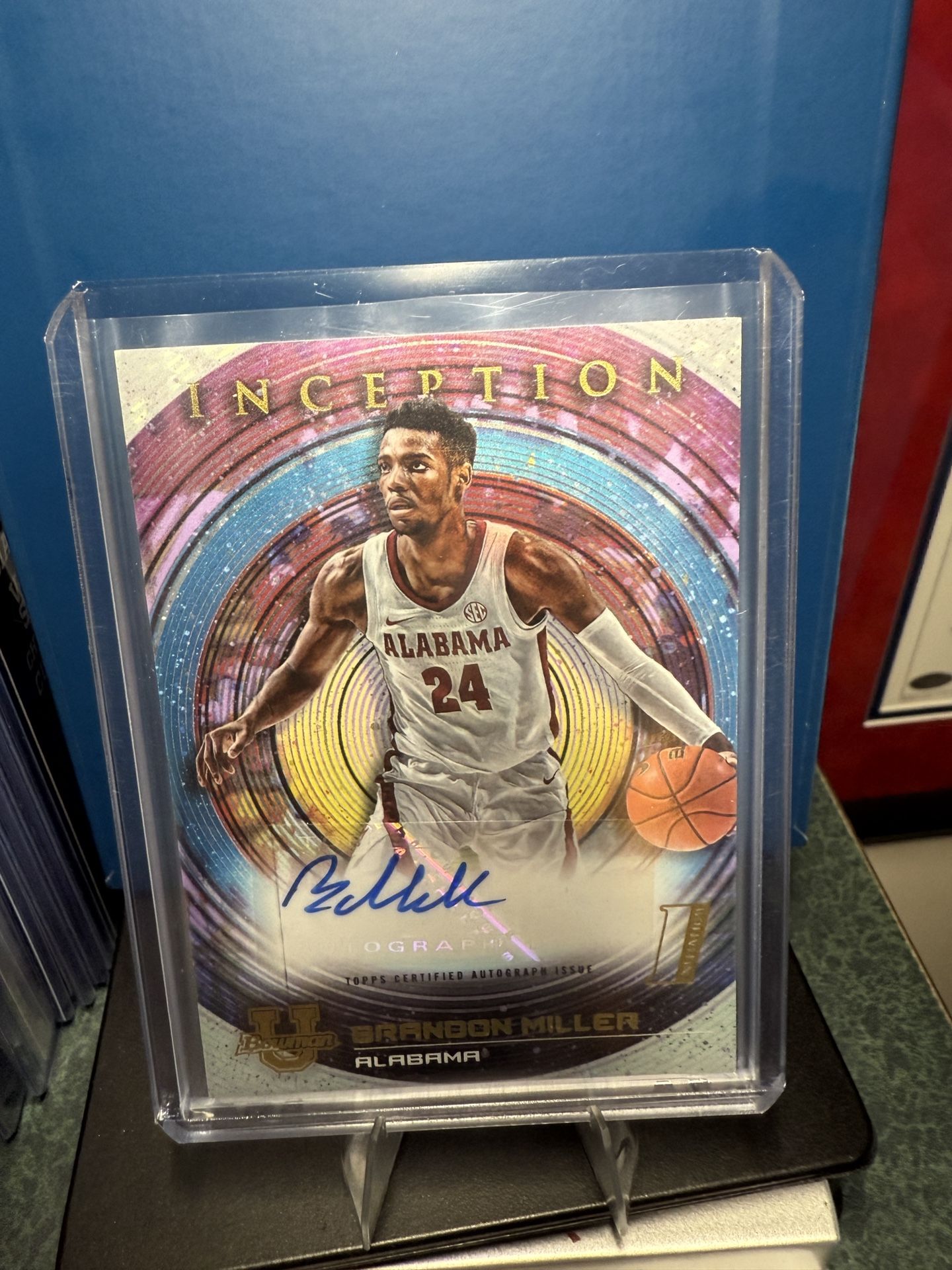 Brandon Miller 2022-23 Bowman U Inception #BIA-BM Prospect Autograph Auto