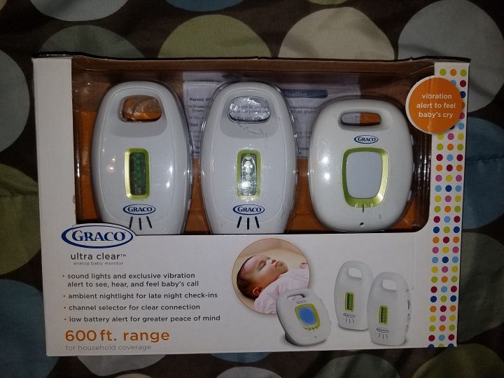 Graco Baby Monitor...Graco Ultra Clear Monitor with box and instructions