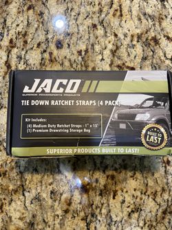 Jaco Tie Down Ratchet Straps