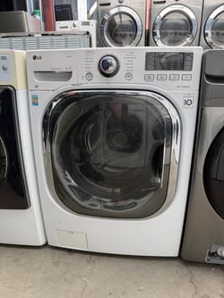 LG white washer