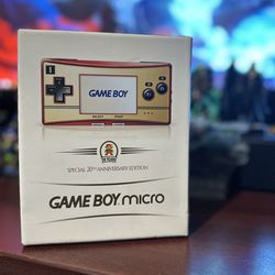 Gameboy Micro 20th Anniversary [Factory Sealed!]