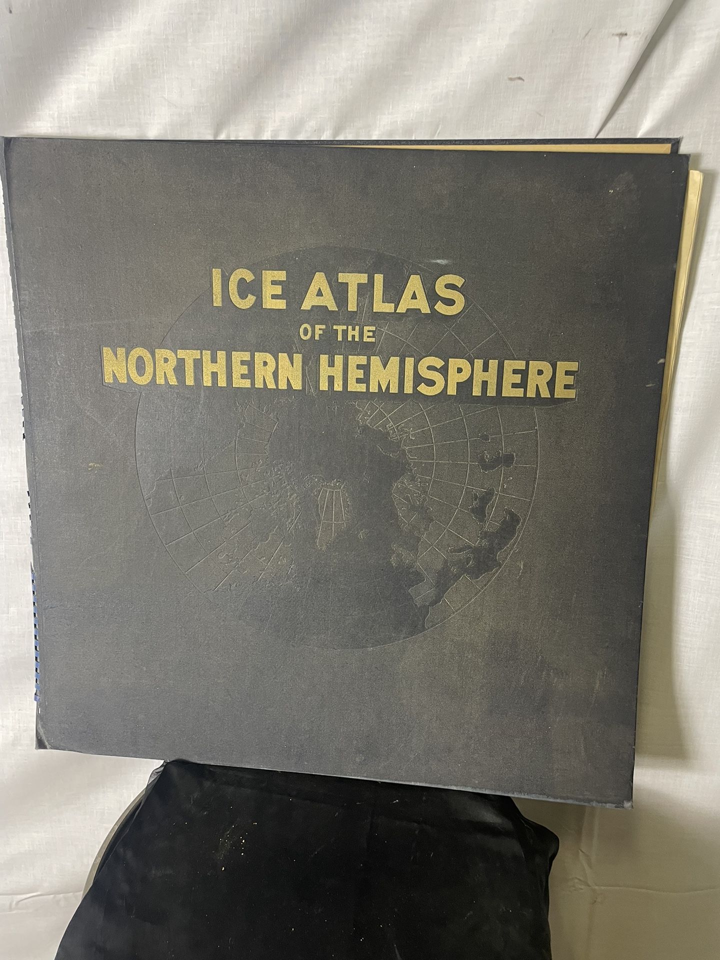 Vintage ICE ATLAS NORTHERN HEMISPHERE 1956 Folio CLIMATE CHANGE Primary Source
