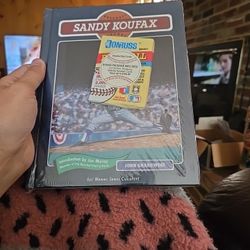 Sealed Baseball Legends Sandy Koufax Book With Pack Of Cards 