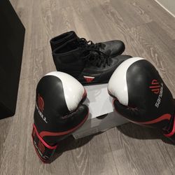 Boxing Shoes and Gloves