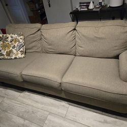Beige Sofa With Love Seat Set