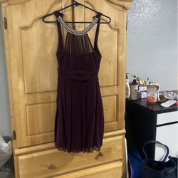 Plum Homecoming Dress 