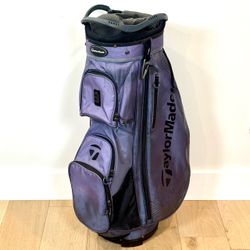 Taylormade Golf 5.0 14-Way Divider Cart Bag Purple & Black Golf Cart/Carry Bag