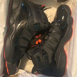 Jordan 6 Rings Infared 23 Black Noir