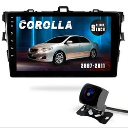 Car Stereo Radio for Toyota Corolla 2006 2010 2011 2012  Radio,9 inch IPS HD Touch Screen, Wireless CarPlay Andriod Auto,Backup Camera,Bluetooth,W