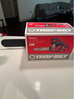 Brand New Troy-Bilt TB4214 14” Gas Chainsaw – Never Used – In Box
