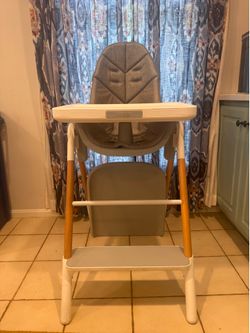High chair and step stool