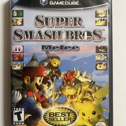 Super Smash Bros Melee Nintendo GameCube Manual Tested/WORKING