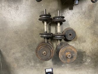 4 barbels and 90lbs of weight