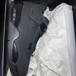 Jordan 4 Black Cat 2025 Size 10.5