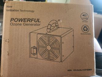Generator 83,000mg - Ozone Machine for Home, Smoke, Car, and Pet Room. (Suitable for Area of 6,000 Square Feet) - Gray