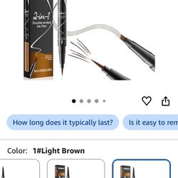2 In 1 Liquid Eyebrow Pen