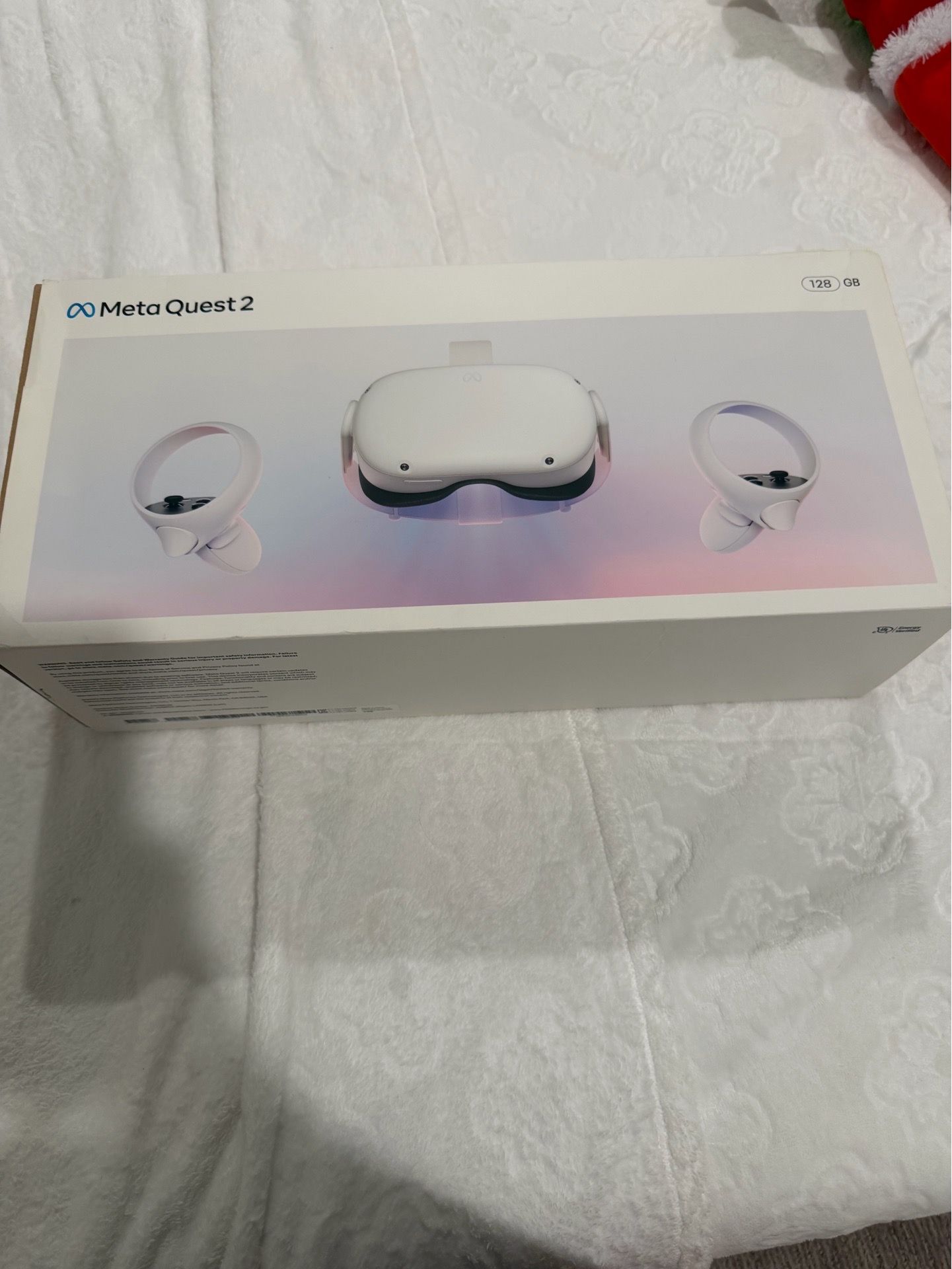 Meta Quest 2 Standalone VR Headset 128 GB White Virtual Reality Headset