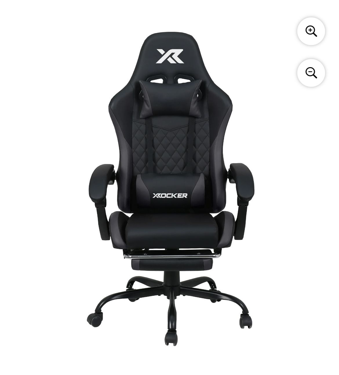 X Rocker Apex PC Gaming Chair with Massage Function and Footrest, Black NEW In Box