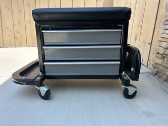 Mechanics Roller Seat with Drawers