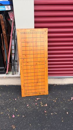 Wooden Horse Racing Game Board