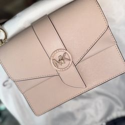 MK Greenwich Small Saffiano Leather Crossbody Bag