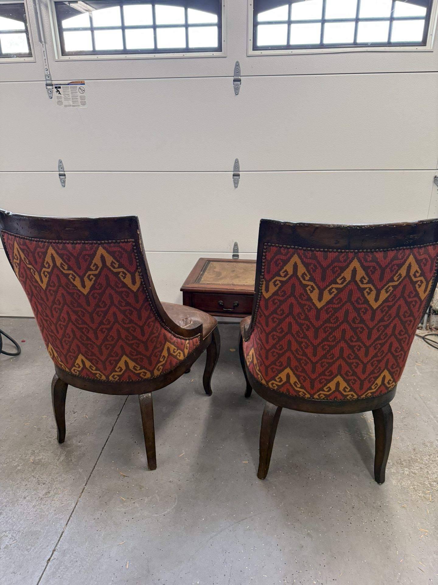 Two Chairs With A Coffee Table