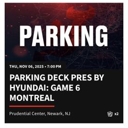 Devils Parking at Hyundai Parking Deck! 11/6